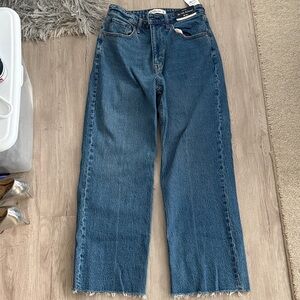 Abercrombie & Fitch Blue Straight Leg Jeans